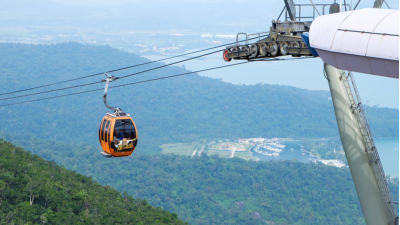 Ride on the Langkawi Cable Car
