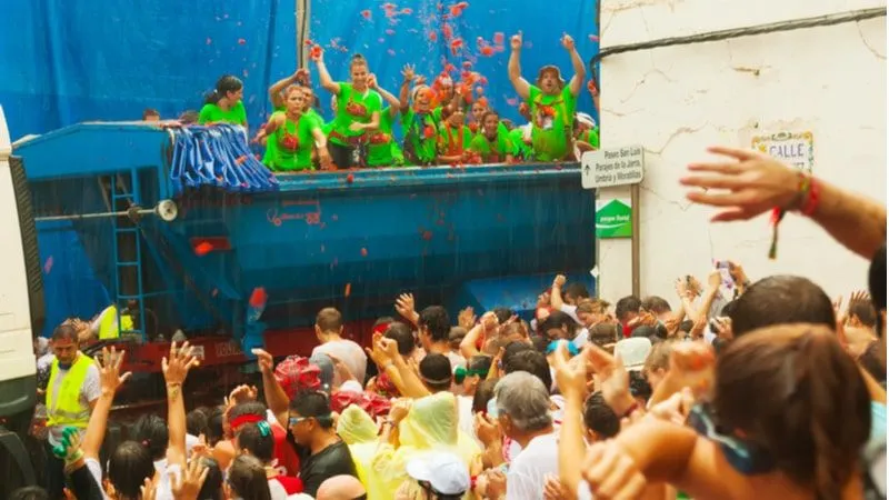 Engage In The Festivities Of La Tomatina