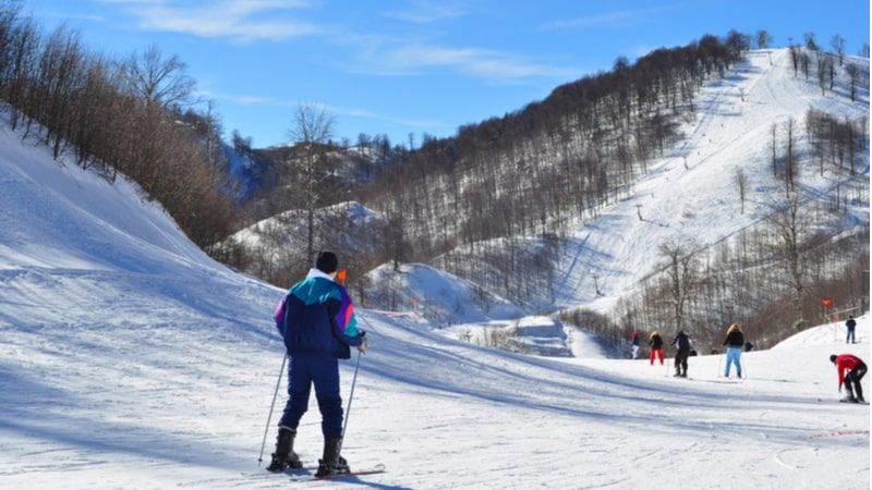 Skiing Adventure During Winter Season In Turkey
