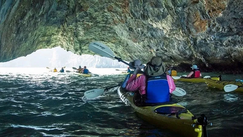 Try Cave Sea Kayaking In Albion Caves