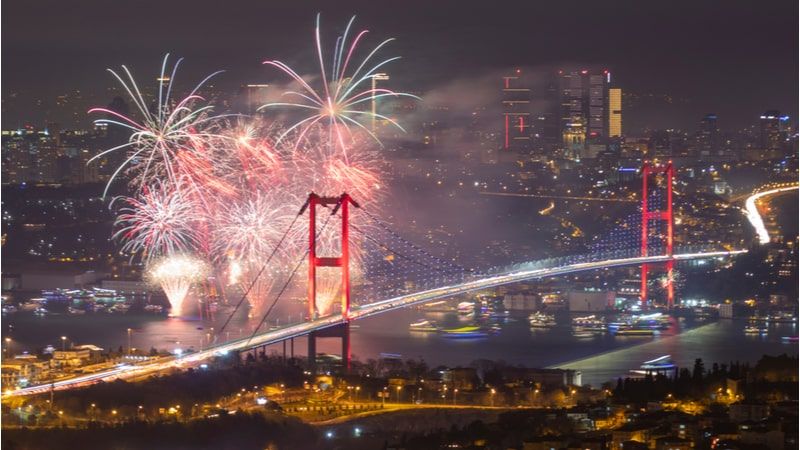 Bosphorus: Open Air Seating with Fireworks 