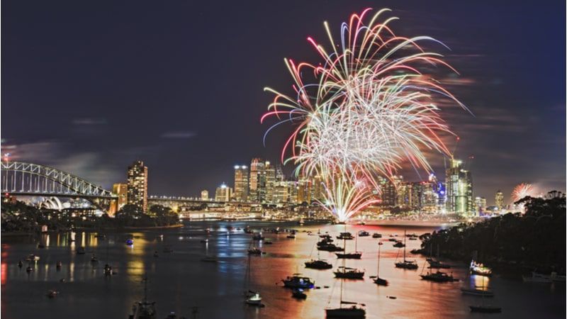 New Year Eve Firework at Sydney