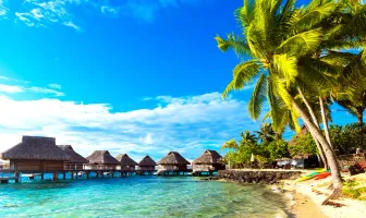 Beautiful Bora Bora 4 Nights 5 Days Honeymoon Package with Tahiti